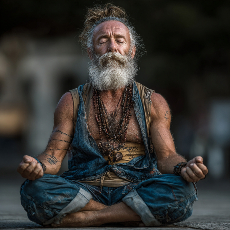 Група старших людей посміхається після заняття йогою